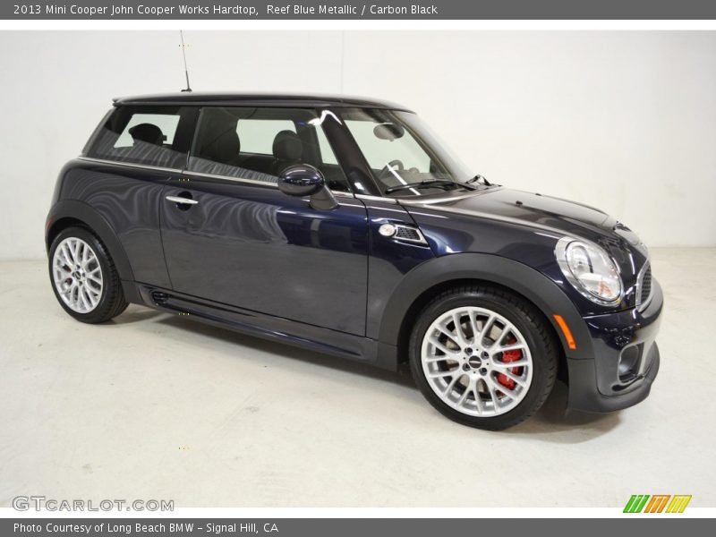 Reef Blue Metallic / Carbon Black 2013 Mini Cooper John Cooper Works Hardtop