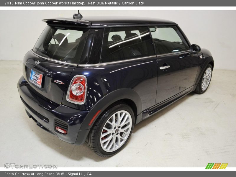 Reef Blue Metallic / Carbon Black 2013 Mini Cooper John Cooper Works Hardtop