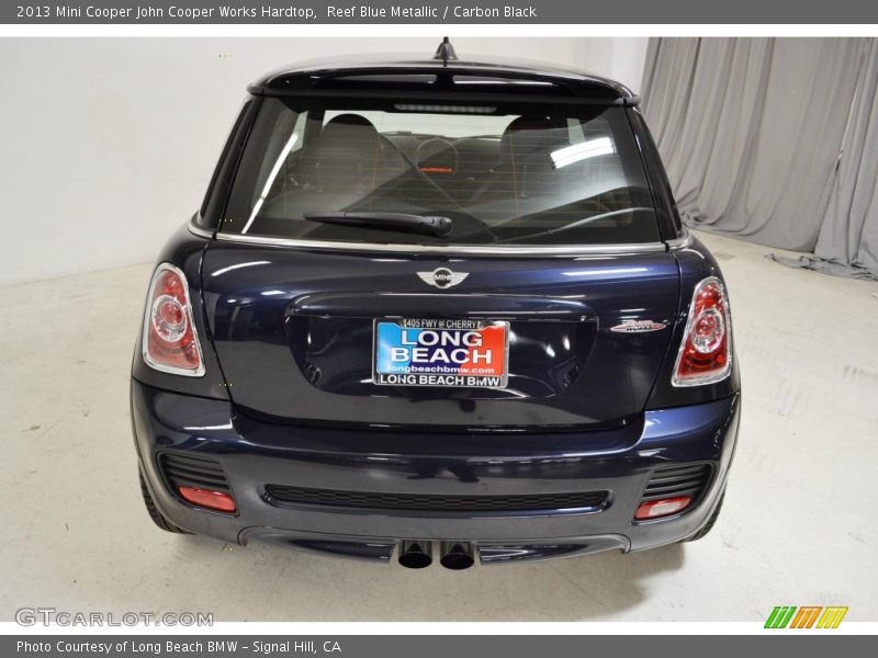 Reef Blue Metallic / Carbon Black 2013 Mini Cooper John Cooper Works Hardtop