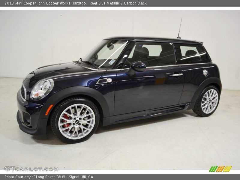 Reef Blue Metallic / Carbon Black 2013 Mini Cooper John Cooper Works Hardtop