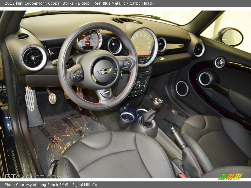 Reef Blue Metallic / Carbon Black 2013 Mini Cooper John Cooper Works Hardtop