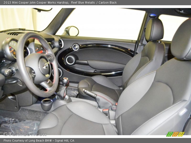 Reef Blue Metallic / Carbon Black 2013 Mini Cooper John Cooper Works Hardtop