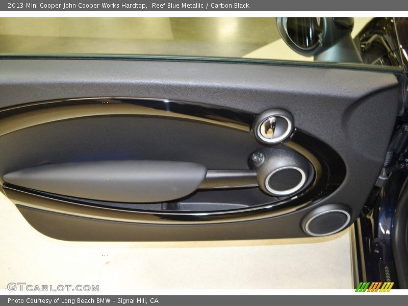 Reef Blue Metallic / Carbon Black 2013 Mini Cooper John Cooper Works Hardtop