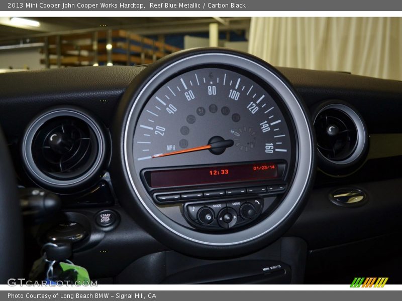 Reef Blue Metallic / Carbon Black 2013 Mini Cooper John Cooper Works Hardtop