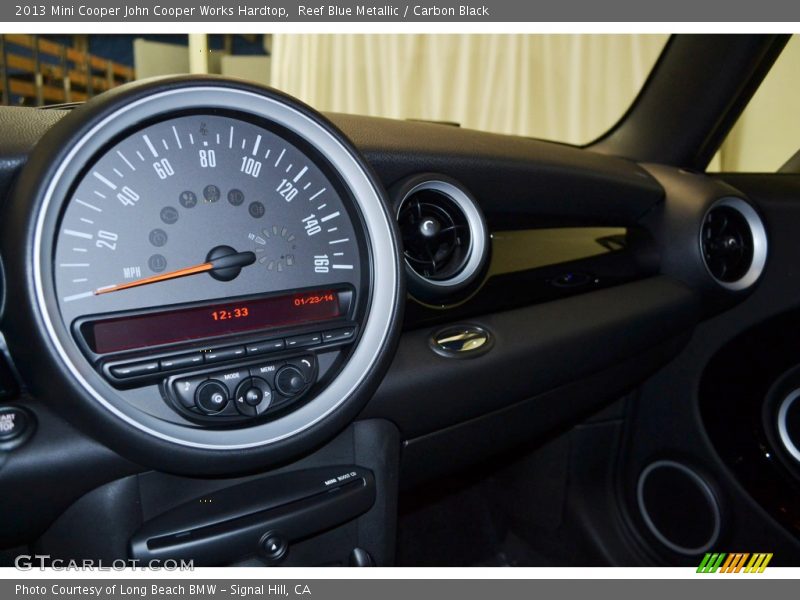 Reef Blue Metallic / Carbon Black 2013 Mini Cooper John Cooper Works Hardtop