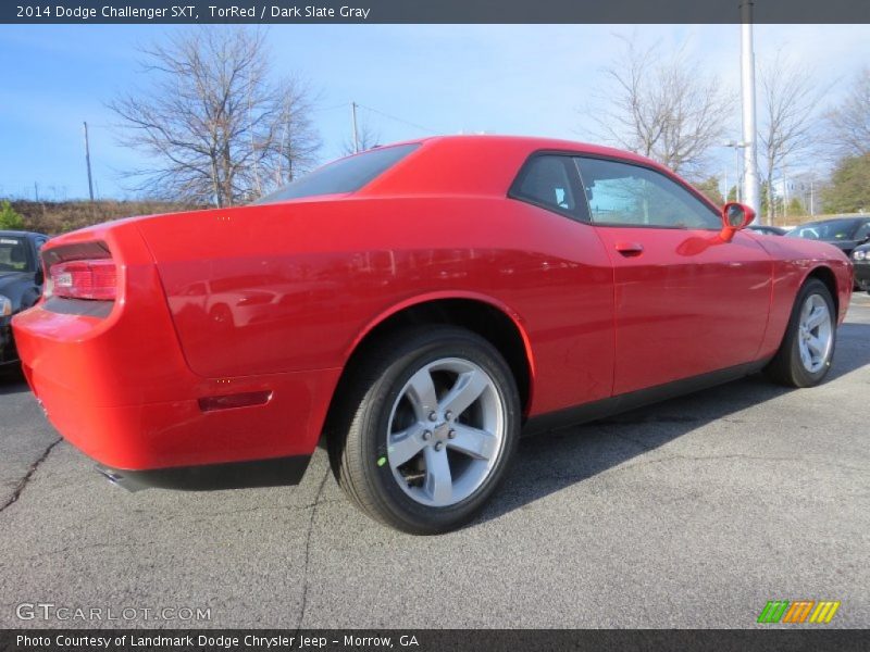 TorRed / Dark Slate Gray 2014 Dodge Challenger SXT