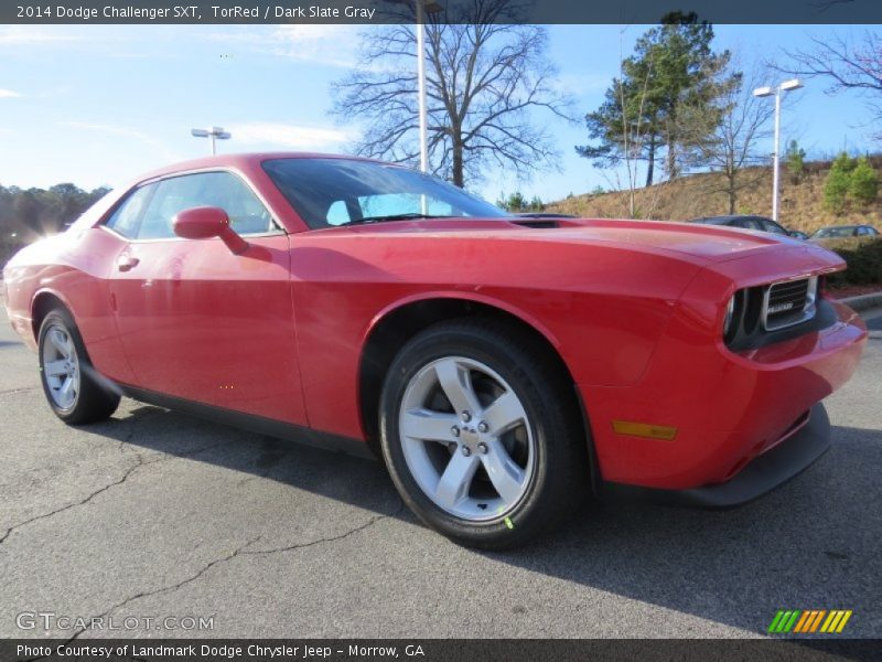 TorRed / Dark Slate Gray 2014 Dodge Challenger SXT