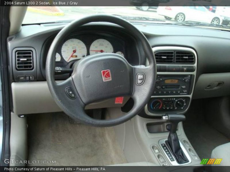 Ice Blue / Gray 2004 Saturn L300 2 Sedan