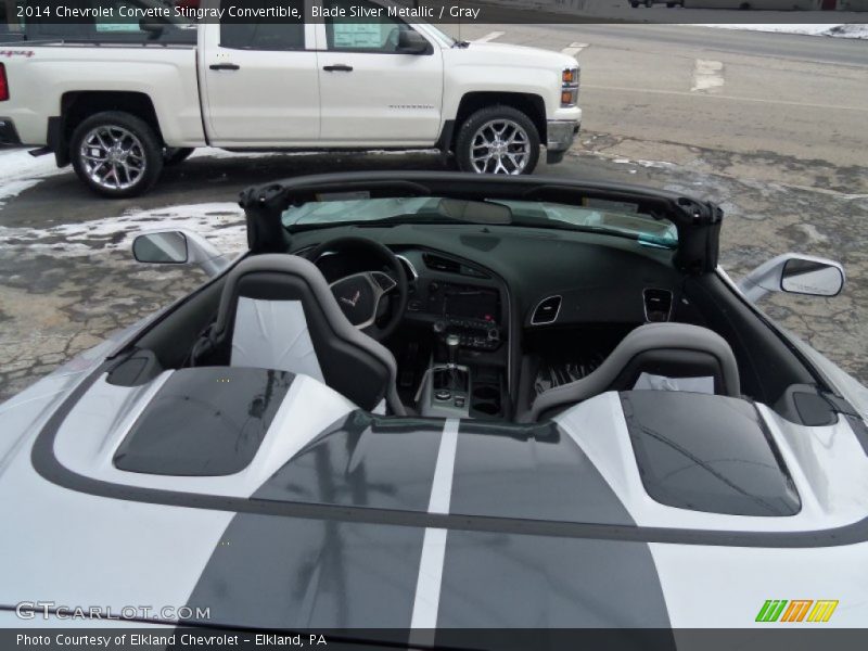Blade Silver Metallic / Gray 2014 Chevrolet Corvette Stingray Convertible
