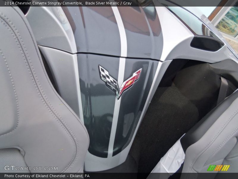 Blade Silver Metallic / Gray 2014 Chevrolet Corvette Stingray Convertible