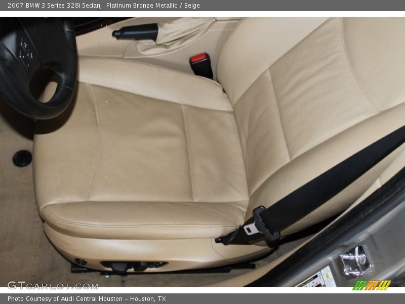 Platinum Bronze Metallic / Beige 2007 BMW 3 Series 328i Sedan