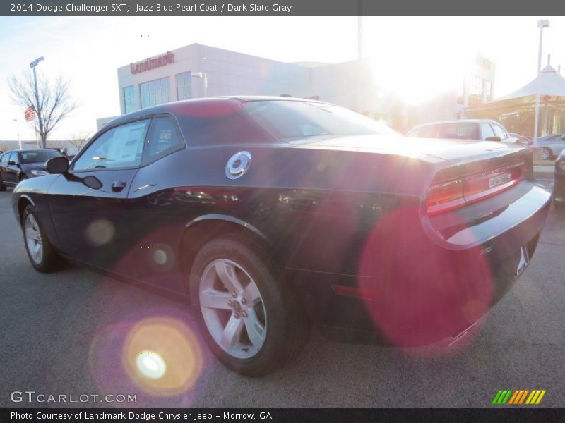 Jazz Blue Pearl Coat / Dark Slate Gray 2014 Dodge Challenger SXT