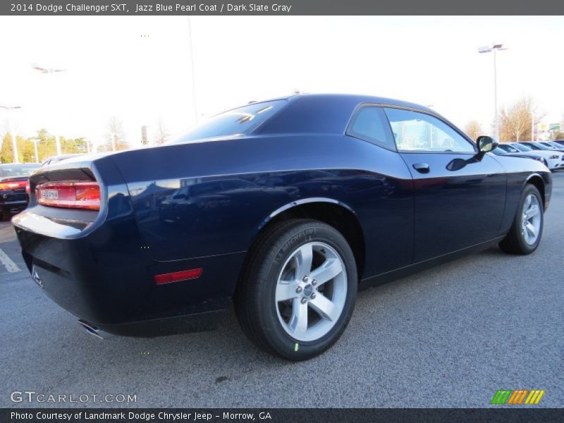 Jazz Blue Pearl Coat / Dark Slate Gray 2014 Dodge Challenger SXT