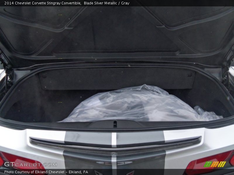  2014 Corvette Stingray Convertible Trunk