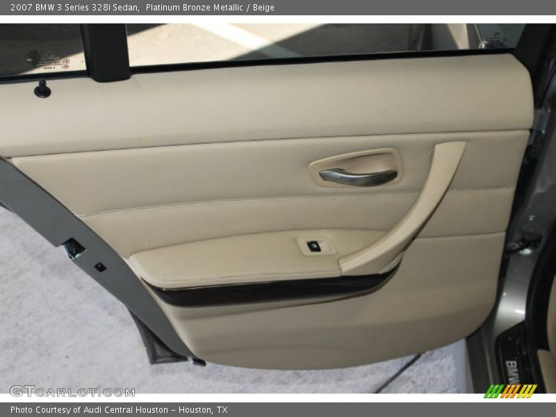 Platinum Bronze Metallic / Beige 2007 BMW 3 Series 328i Sedan