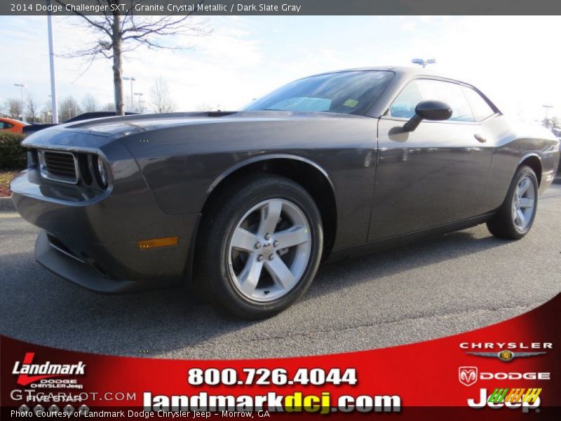 Granite Crystal Metallic / Dark Slate Gray 2014 Dodge Challenger SXT