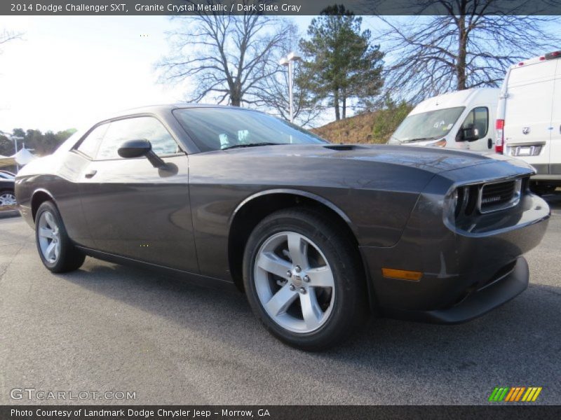 Granite Crystal Metallic / Dark Slate Gray 2014 Dodge Challenger SXT