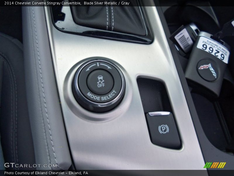 Controls of 2014 Corvette Stingray Convertible