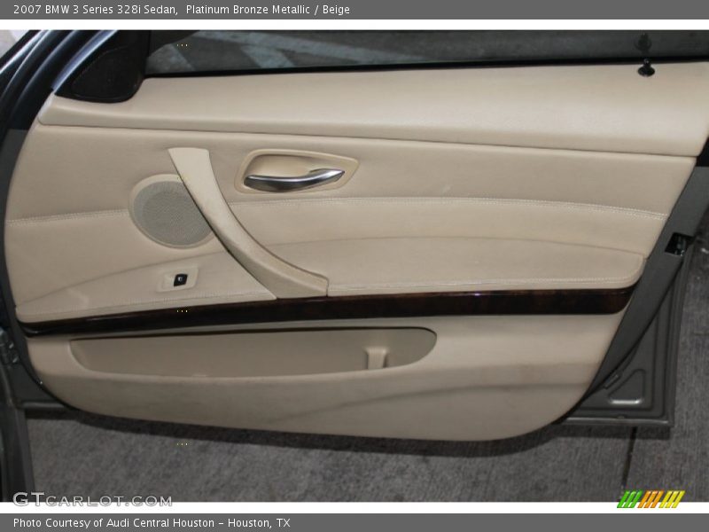 Platinum Bronze Metallic / Beige 2007 BMW 3 Series 328i Sedan