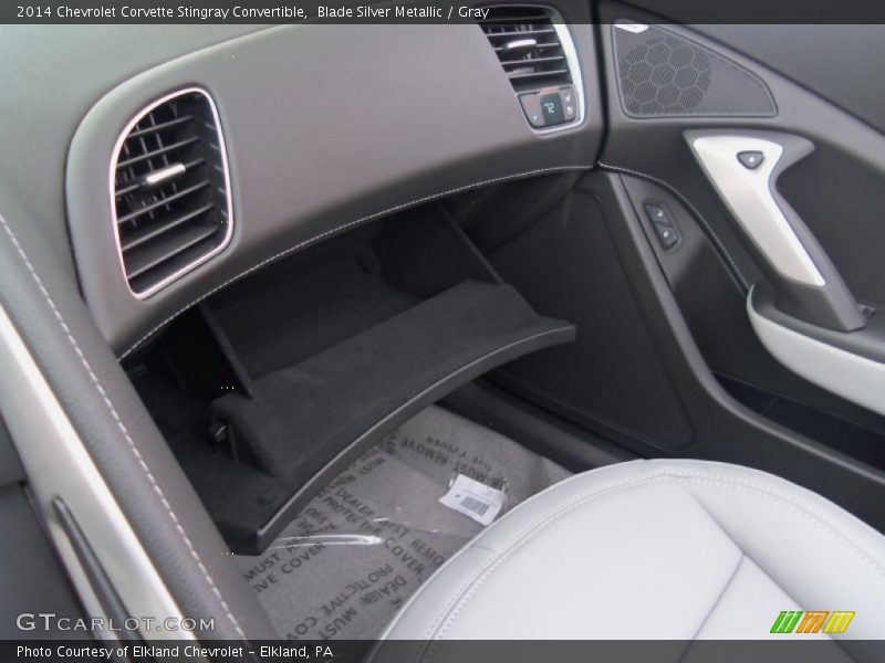 Blade Silver Metallic / Gray 2014 Chevrolet Corvette Stingray Convertible