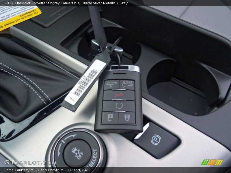 Blade Silver Metallic / Gray 2014 Chevrolet Corvette Stingray Convertible