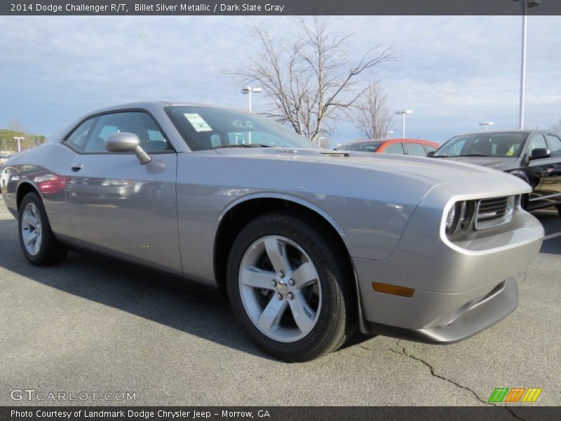 Billet Silver Metallic / Dark Slate Gray 2014 Dodge Challenger R/T