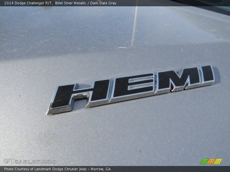 Billet Silver Metallic / Dark Slate Gray 2014 Dodge Challenger R/T