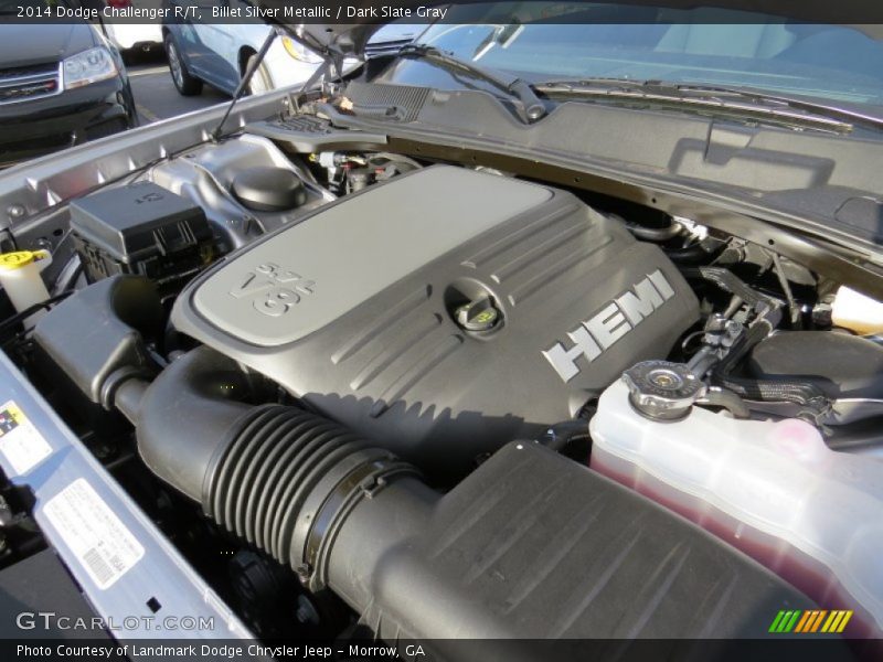 Billet Silver Metallic / Dark Slate Gray 2014 Dodge Challenger R/T