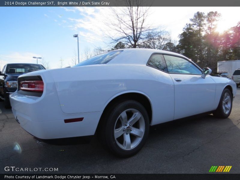 Bright White / Dark Slate Gray 2014 Dodge Challenger SXT
