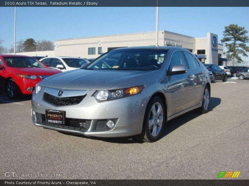 Palladium Metallic / Ebony 2010 Acura TSX Sedan