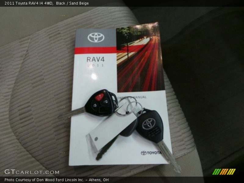 Black / Sand Beige 2011 Toyota RAV4 I4 4WD