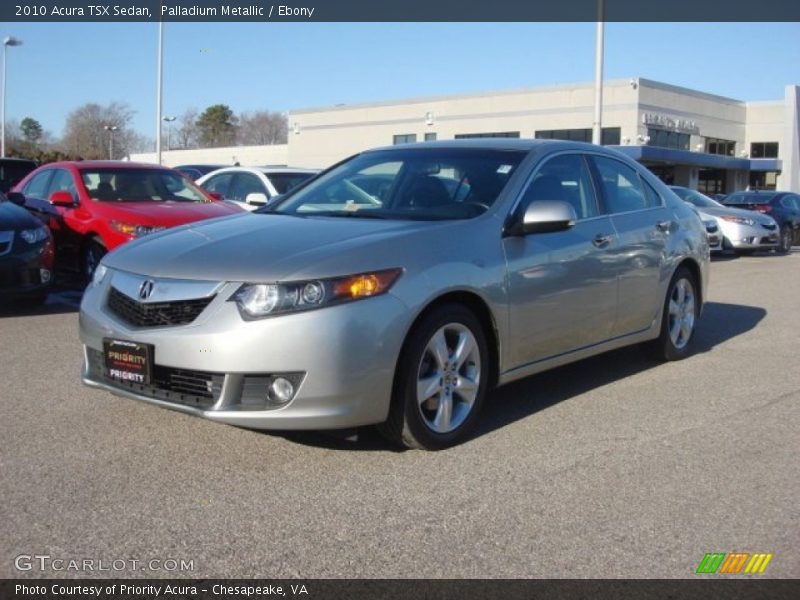 Palladium Metallic / Ebony 2010 Acura TSX Sedan
