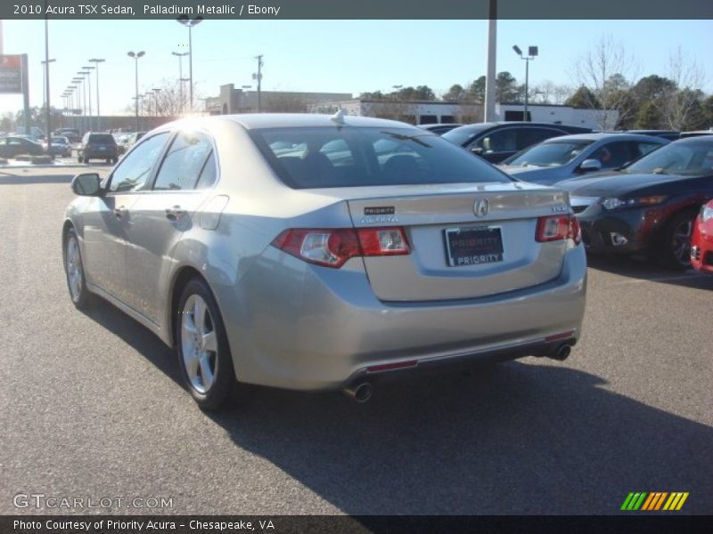 Palladium Metallic / Ebony 2010 Acura TSX Sedan
