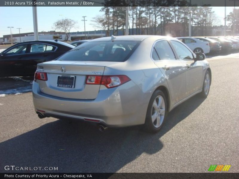Palladium Metallic / Ebony 2010 Acura TSX Sedan