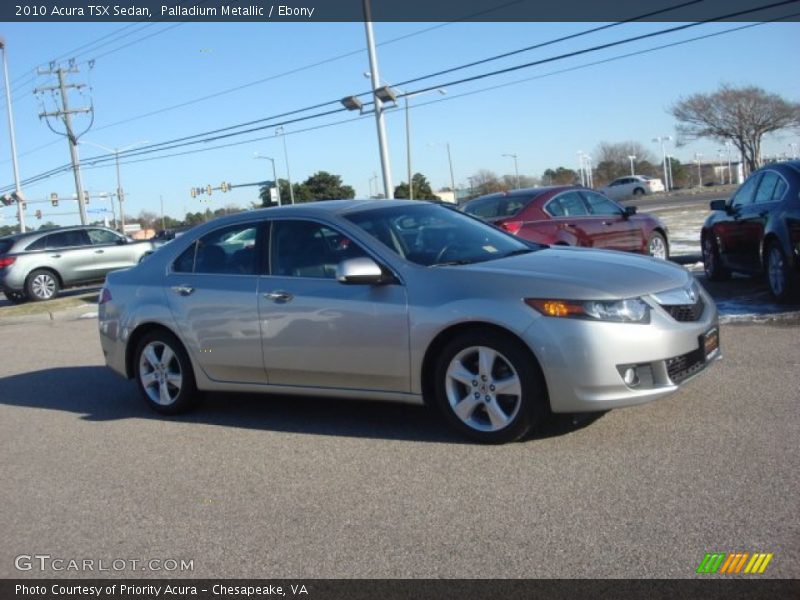 Palladium Metallic / Ebony 2010 Acura TSX Sedan