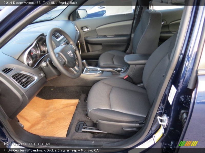 True Blue Pearl / Black 2014 Dodge Avenger SE