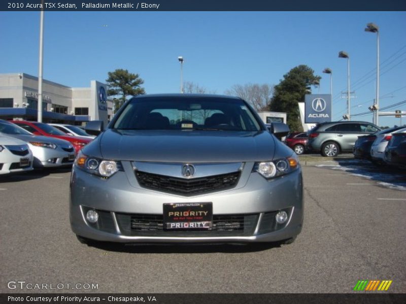 Palladium Metallic / Ebony 2010 Acura TSX Sedan