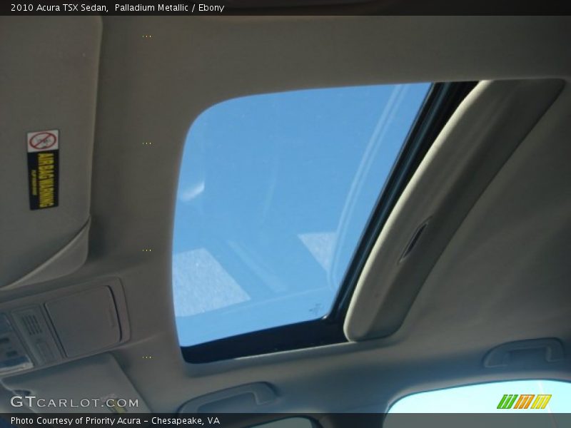 Palladium Metallic / Ebony 2010 Acura TSX Sedan