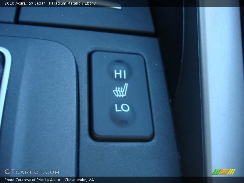Palladium Metallic / Ebony 2010 Acura TSX Sedan