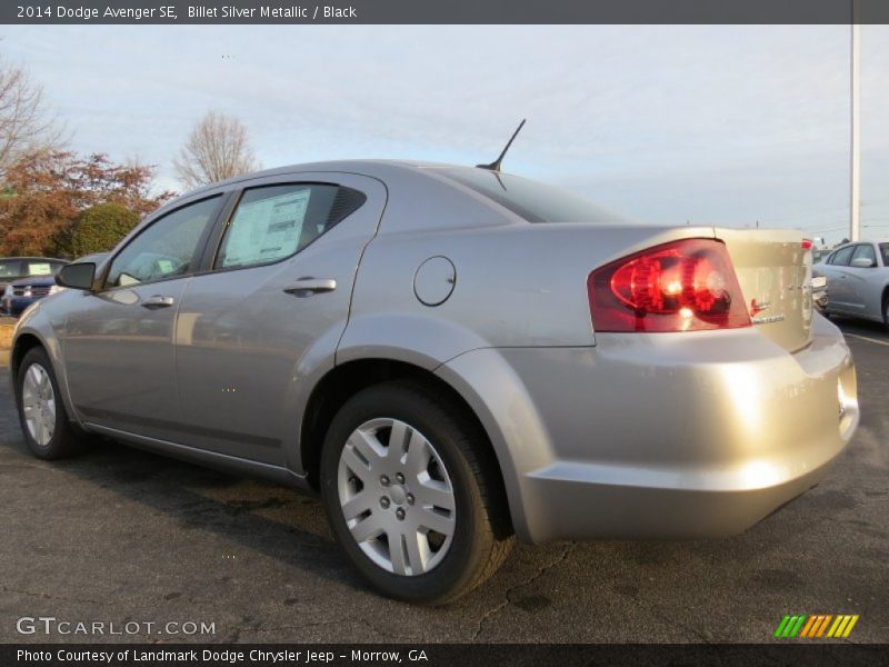 Billet Silver Metallic / Black 2014 Dodge Avenger SE