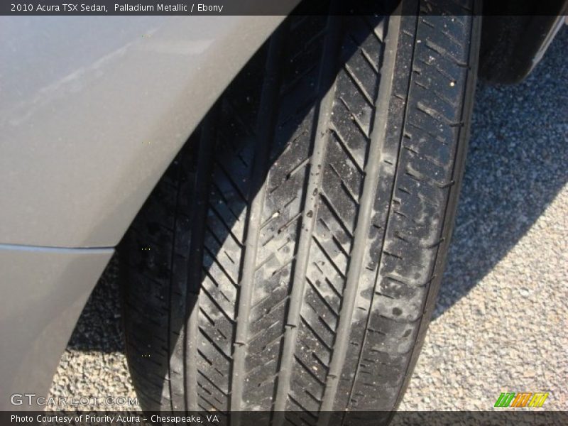 Palladium Metallic / Ebony 2010 Acura TSX Sedan
