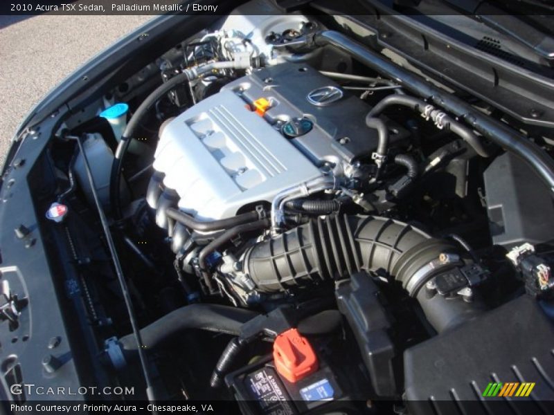 Palladium Metallic / Ebony 2010 Acura TSX Sedan