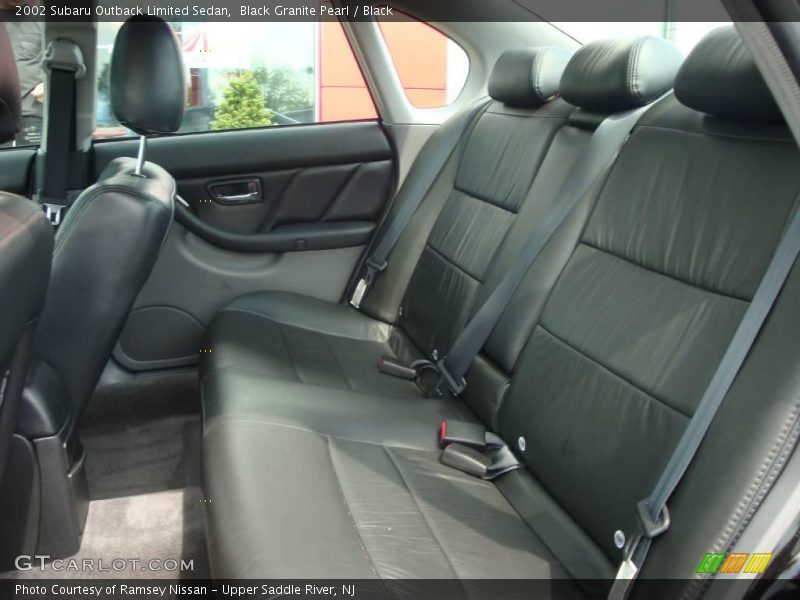 Black Granite Pearl / Black 2002 Subaru Outback Limited Sedan