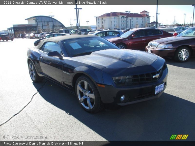 Imperial Blue Metallic / Black 2011 Chevrolet Camaro LT/RS Convertible