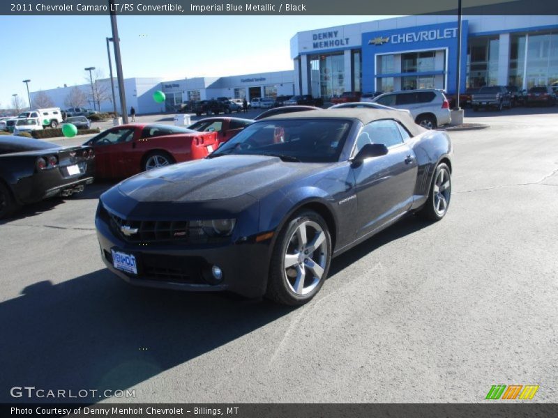 Imperial Blue Metallic / Black 2011 Chevrolet Camaro LT/RS Convertible