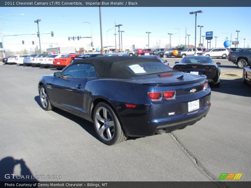 Imperial Blue Metallic / Black 2011 Chevrolet Camaro LT/RS Convertible