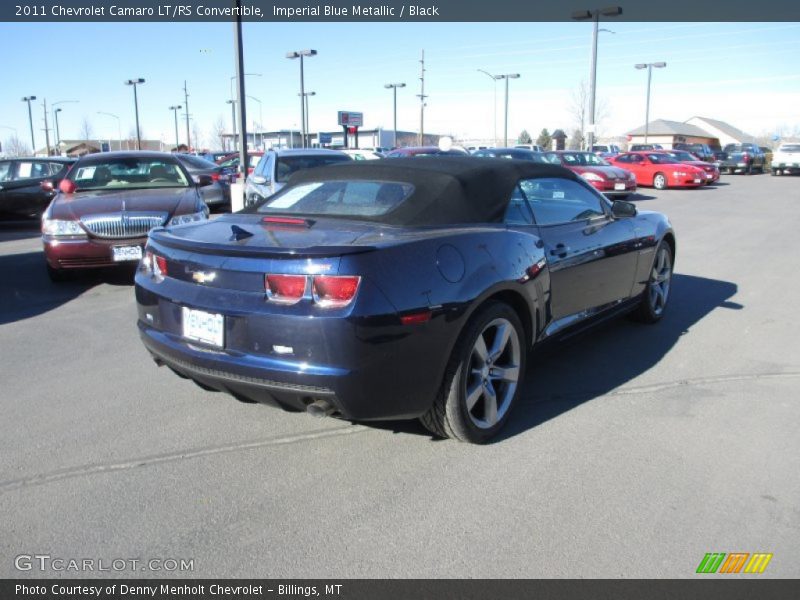 Imperial Blue Metallic / Black 2011 Chevrolet Camaro LT/RS Convertible