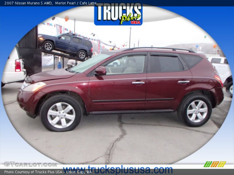 Merlot Pearl / Cafe Latte 2007 Nissan Murano S AWD