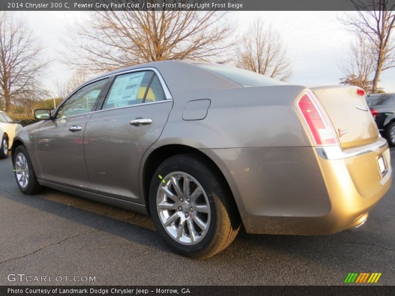 Pewter Grey Pearl Coat / Dark Frost Beige/Light Frost Beige 2014 Chrysler 300 C