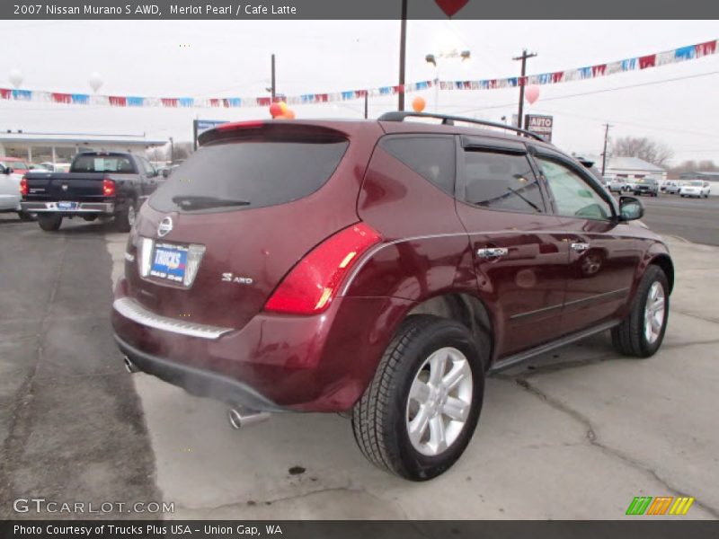 Merlot Pearl / Cafe Latte 2007 Nissan Murano S AWD